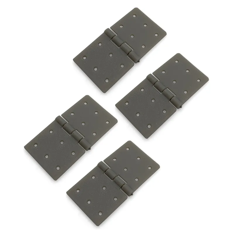 NYLON PINNED HINGES-GREY (X4) L20xW36MM