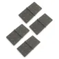 NYLON PINNED HINGES-GREY (X4) L20xW36MM
