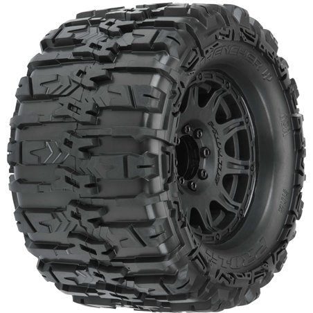 1/8 Trencher HP BELTED F/R 3.8" MT Tires Mounted 17mm Blk Ra