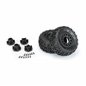 1/10 Trencher X Front/Rear 2.2"/3.0" SC Mounted 12mm Black R