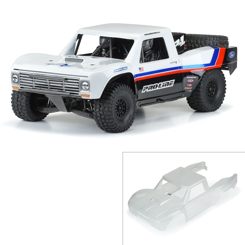 1/7 Pre-Cut 1967 Ford F-100 Truck Clear Body: Unlimited Dese