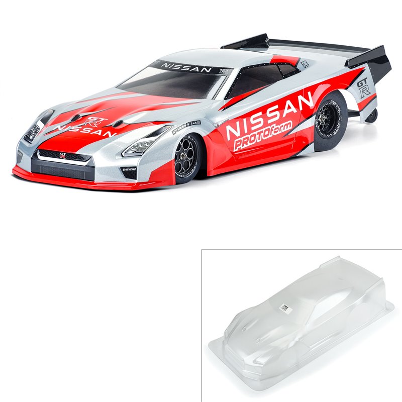 1/10 Nissan GT-R R35 Clear Body: Losi 22S Drag Car