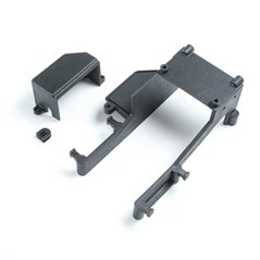 Rear Bulkhead Set, Aluminum Chassis: 22S