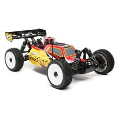 1/8 8IGHT 4WD Nitro Buggy RTR, Red/Yellow