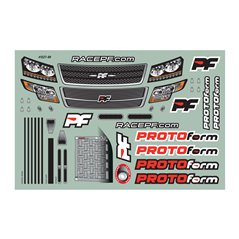 1/10 ORT Truck Clear Body: Oval