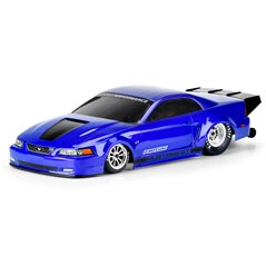 1/10 1999 Ford Mustang Clear Body: Drag Car
