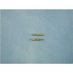 0 Hole Capping Stanchion, Brass 5mm (pk10)