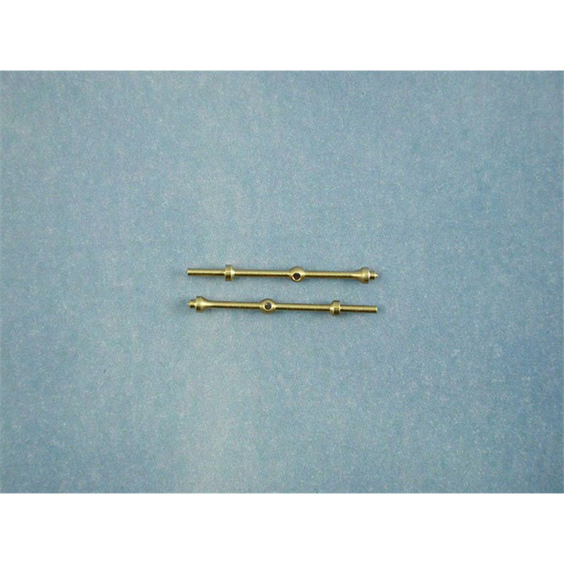 1 Hole Capping Stanchion, Brass 15mm (pk10)