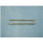 1 Hole Capping Stanchion, Brass 30mm (pk10)