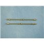 1 Hole Capping Stanchion, Brass 35mm (pk10)