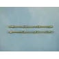 2 Hole Capping Stanchion, Brass 40mm (pk10)