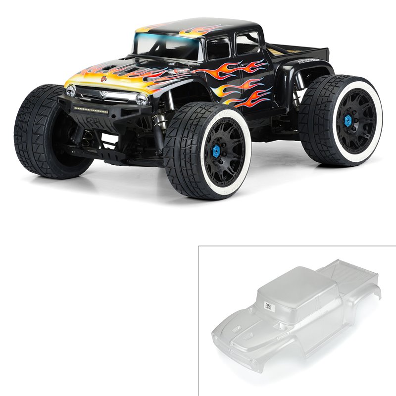 1/6 Pre-Cut 1956 Ford F-100 Clear Body for X-MAXX 1/6 Pre-Cut 1956 Ford F-100 Clear Body for X-MAXX