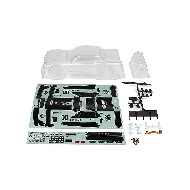 TEAM ASSOCIATED REFLEX 14R HOONICORN BODY SET CLEAR