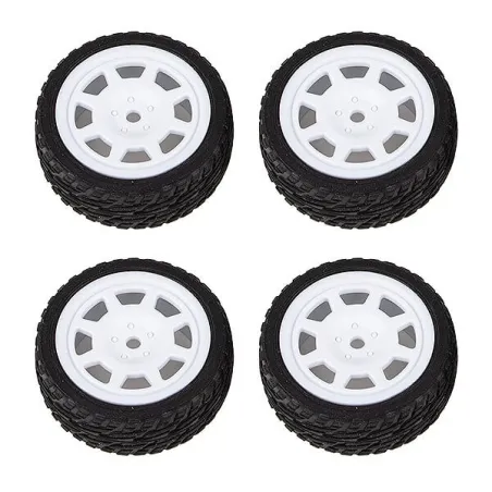 TEAM ASSOCIATED REFLEX 14R HOONICORN WHEELS/TYRES RUBBER
