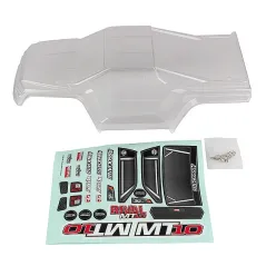 TEAM ASSOCIATED RIVAL MT10 V2 CLEAR BODYSHELL