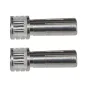 REEDY GRIP BULLET CONNECTORS SILVER 5mm x 14mm (2)
