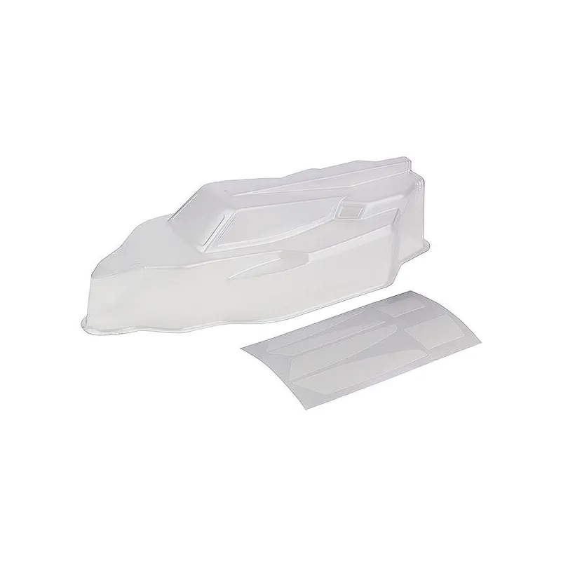 TEAM ASSOCIATED RC10B6.4 BODYSHELL, CLEAR