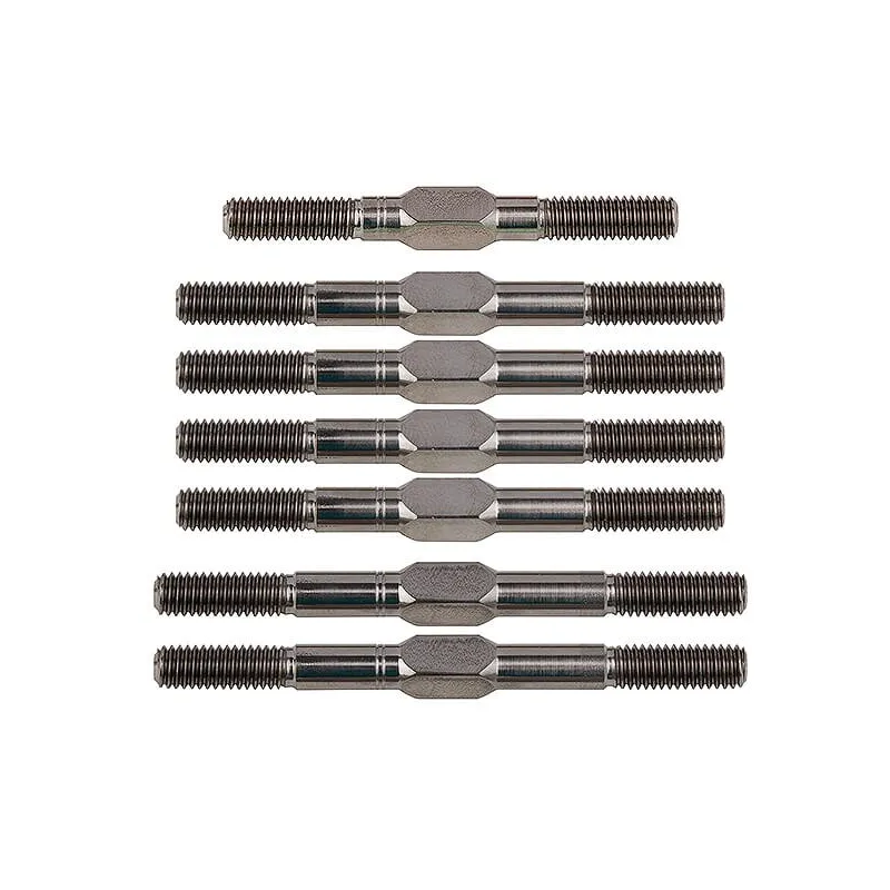 TEAM ASSOCIATED RC10B74.2 FT TITANIUM TURNBUCKLE SET 3.5MM