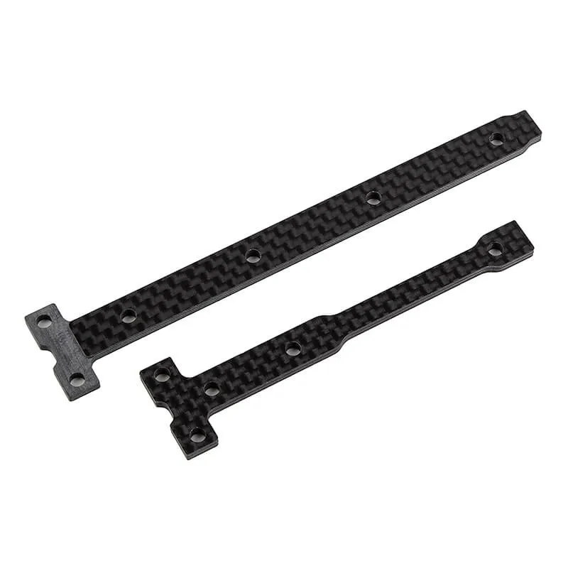 TEAM ASSOCIATED B74.2 FT 2.5MM C/F STIFF CHASSIS BRACE SET TEAM ASSOCIATED B74.2 FT 2.5MM C/F STIFF CHASSIS BRACE SET