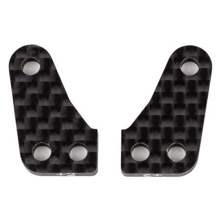 TEAM ASSOCIATED RC10B74 FT STEERING BLOCK ARMS +2