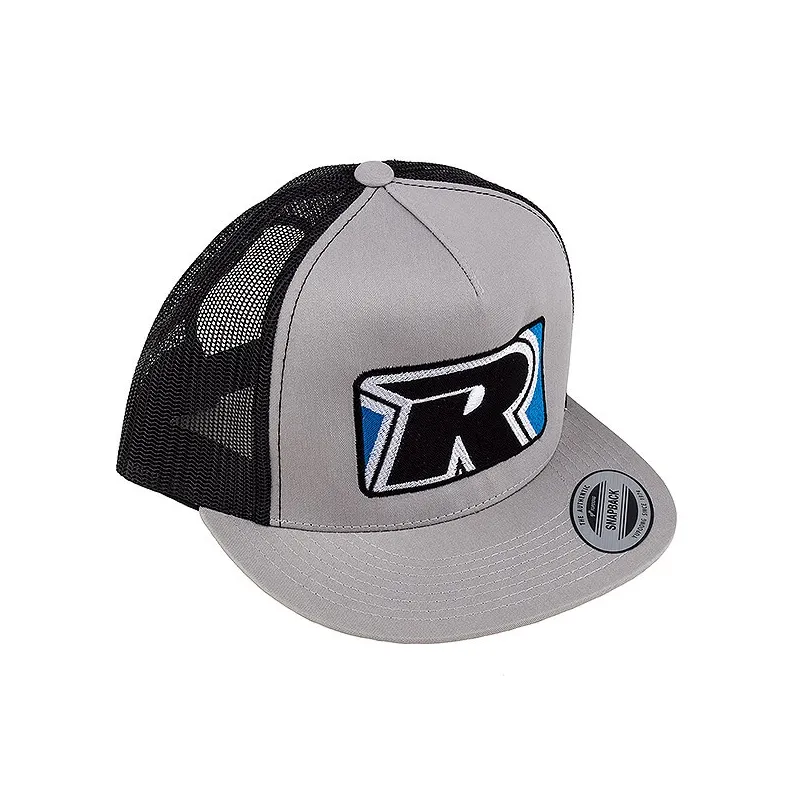 REEDY 2022 TRUCKER HAT FLAT BILL SILVER/BLACK