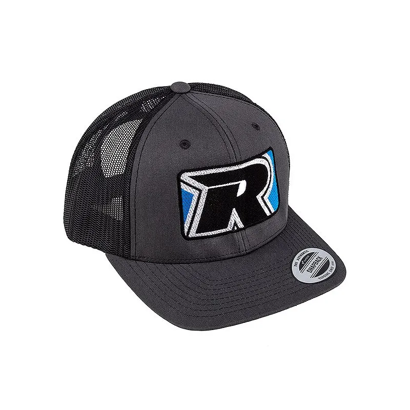 REEDY 2022 TRUCKER HAT FLAT BILL CHARCOAL/BLACK REEDY 2022 TRUCKER HAT FLAT BILL CHARCOAL/BLACK