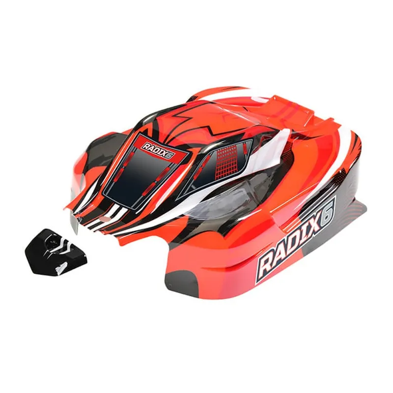 CORALLY POLYCARBONATE BODY RADIX 6 XP PAINTED CUT 1 PC