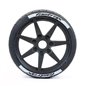 FASTRAX SUPAFORZA FRONT 52&176 TYRES/BLK 17MM HEX WHEELS