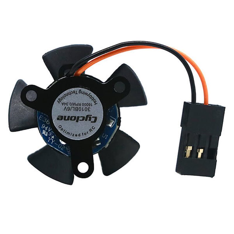 HOBBYWING FAN MP3010BL 6V 1600 0 RPM 0.34A BLACK B (MAX8 G2)