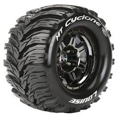 LOUISE RC MT-CYCLONE 1/8 SPORT 1/2" OFFSET HEX 17MM BLACK CHROME