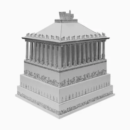 paper landmarks Mausoleum at Halicarnassus