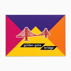paper landmarks Golden Gate Bridge