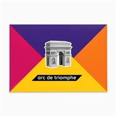 Paper landmarks Arc de Triomphe