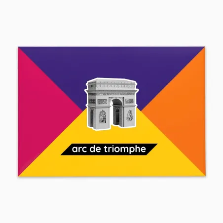 Paper landmarks Arc de Triomphe