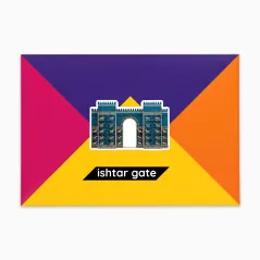 Paper Landmarks Ishtar Gate