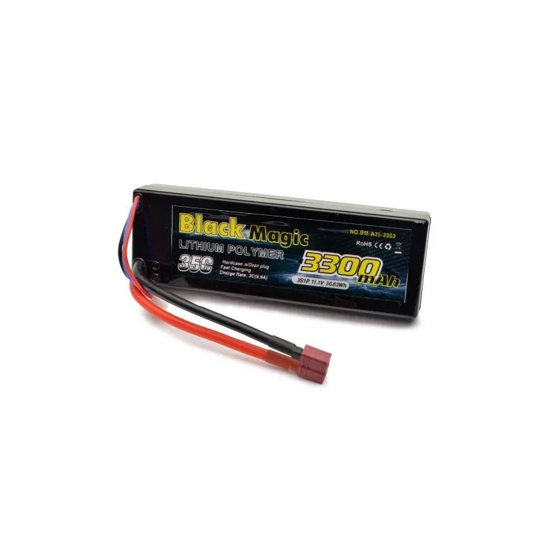 BLACKM 3300mAh 11.1V 3S1P 35C Hardcase T-Type Connector O-BM35-3303T BLACKM 3300mAh 11.1V 3S1P 35C Hardcase T-Type Connector O-BM35-3303T