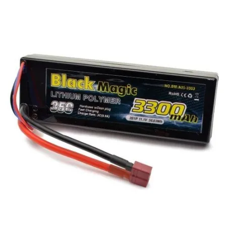 BLACKM 3300mAh 11.1V 3S1P 35C Hardcase T-Type Connector O-BM35-3303T
