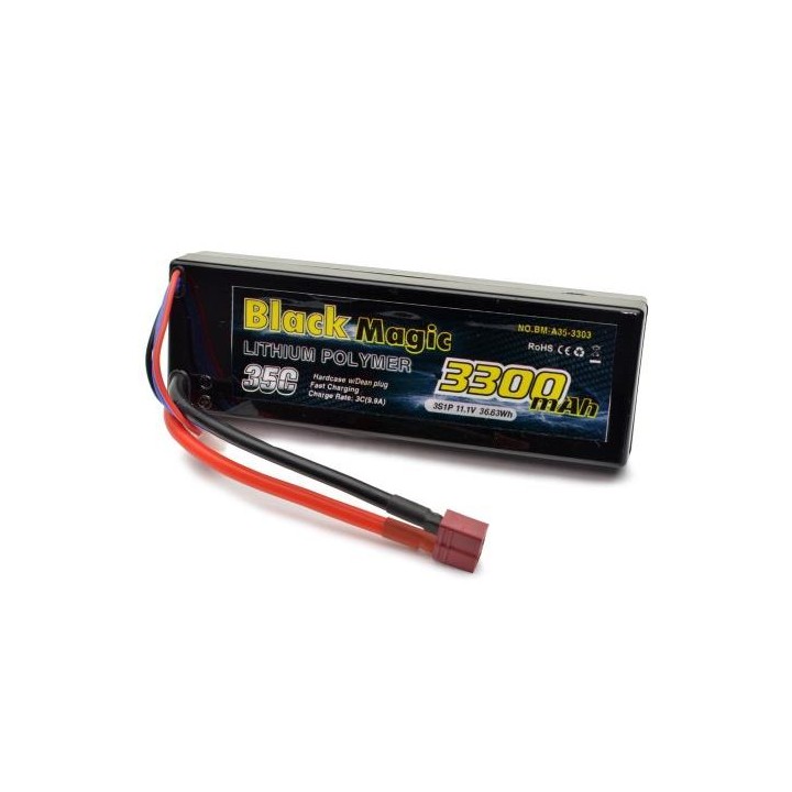 BLACKM 3300mAh 11.1V 3S1P 35C  Hardcase T-Type Connector O-BM35-3303T