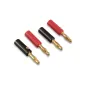 FUSION Banana Plugs (4mm Gold) 2prs O-FS-BAN04/02