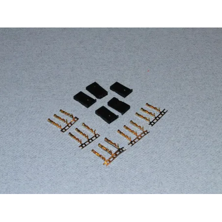FUSION Futaba Plug Set (Gold Pins) 5pcs O-FS-FUTM/05