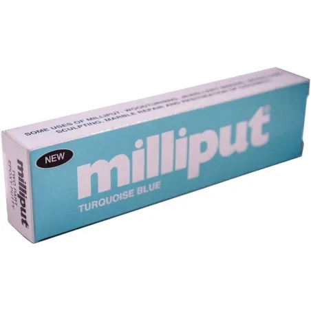 Milliput TURQUISE BLUE Two part, cold setting epoxy filler.