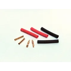 FUSION 2.0mm Gold Connector Set 2prs O-FS-GC02/02