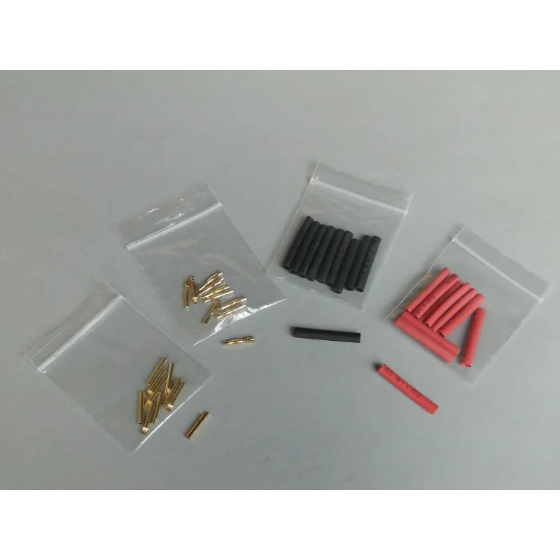 FUSION 2.0mm Gold Connector Set 10prs O-FS-GC02/10