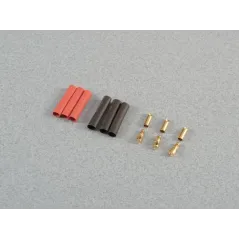 FUSION 3.5mm Gold Connector Set 3prs O-FS-GC03/03