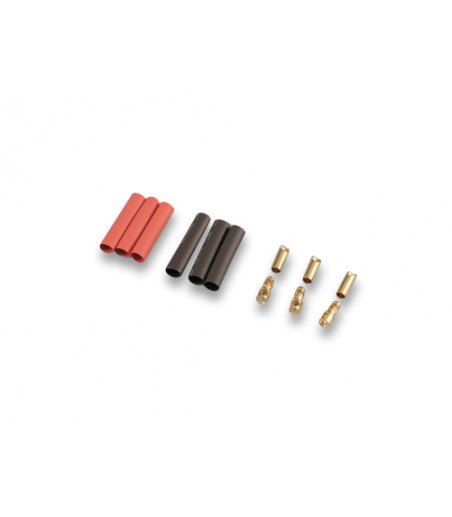 FUSION 3.5mm Gold Connector Set 3prs O-FS-GC03/03