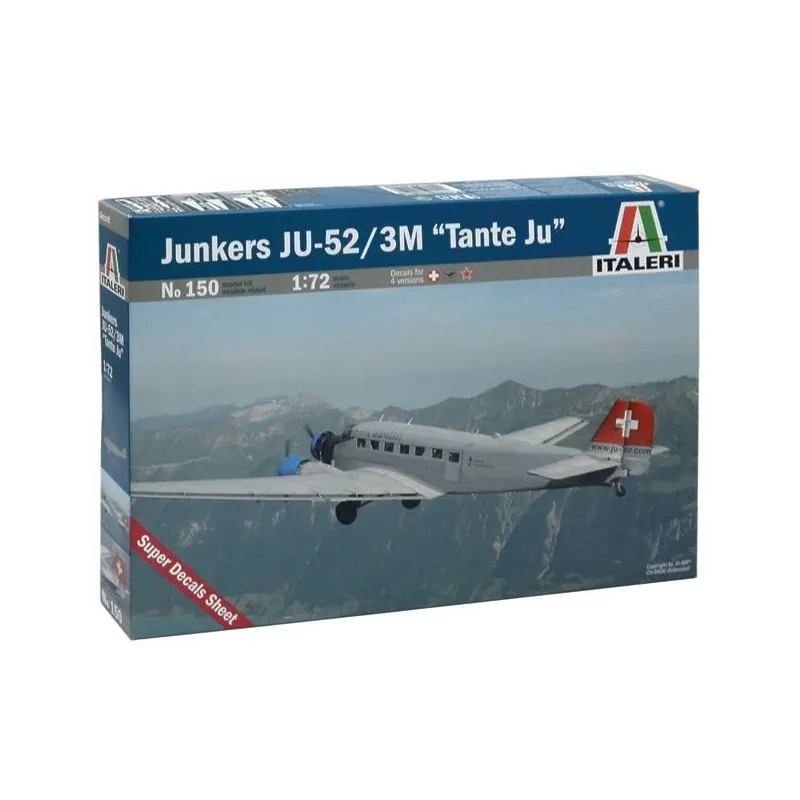 ITALERI JUNKERS JU-52 3/m "TANTE JU" ITALERI JUNKERS JU-52 3/m "TANTE JU"