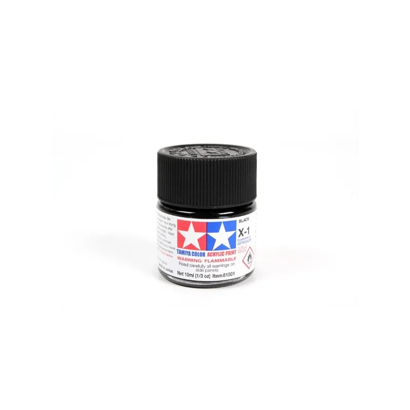 TAMIYA Acrylic Mini X-1 Black