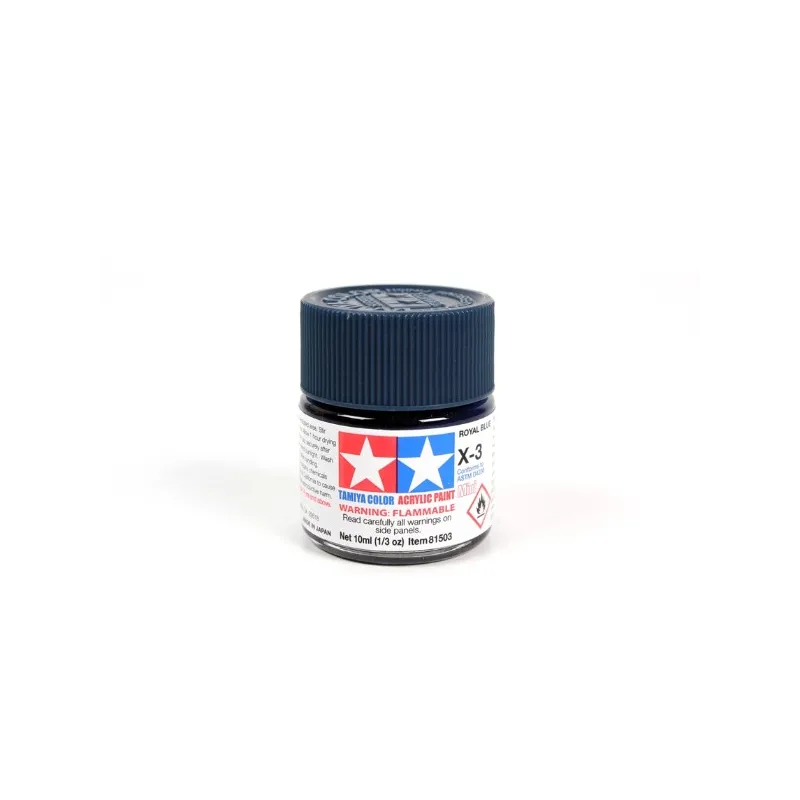TAMIYA Acrylic Mini X-3 Royal Blue