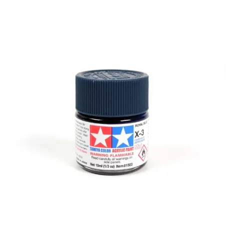 TAMIYA ACRYLIC MINI X-3 ROYAL BLUE