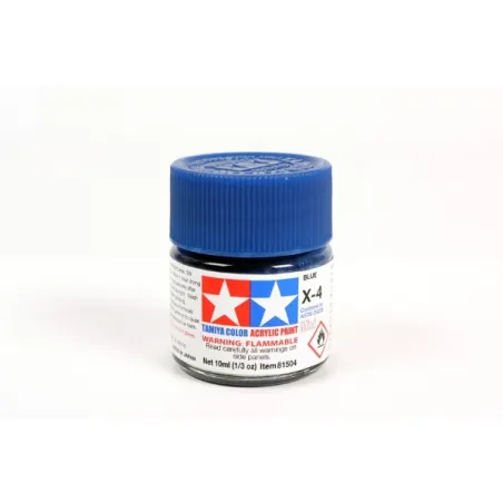 TAMIYA ACRYLIC MINI X-4 BLUE